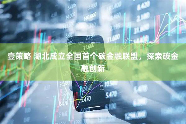 壹策略 湖北成立全国首个碳金融联盟，探索碳金融创新